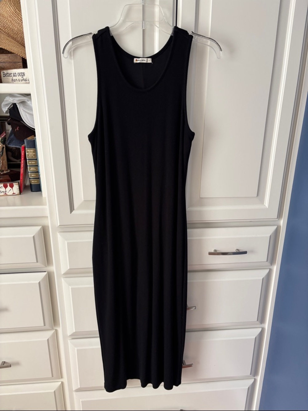 Marine Layer black sleeveless maxi dress. Large